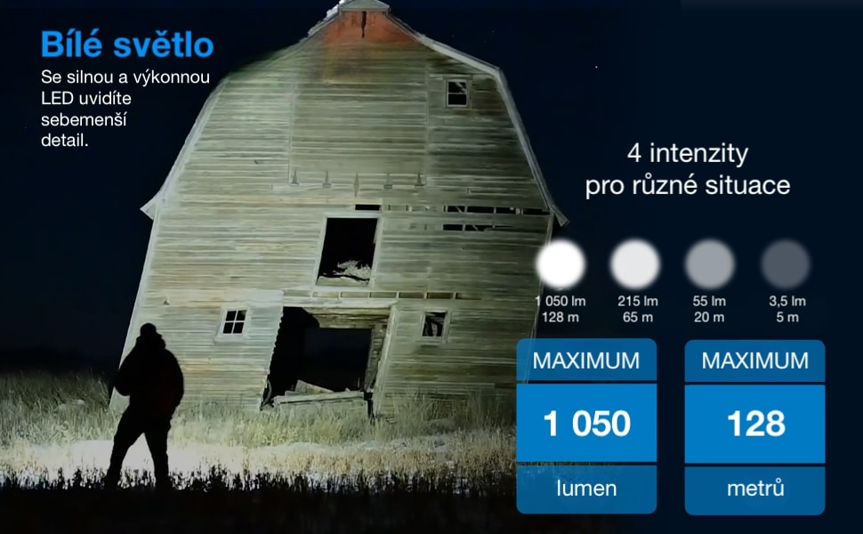 Bílé světlo TrustFire Mini X3
